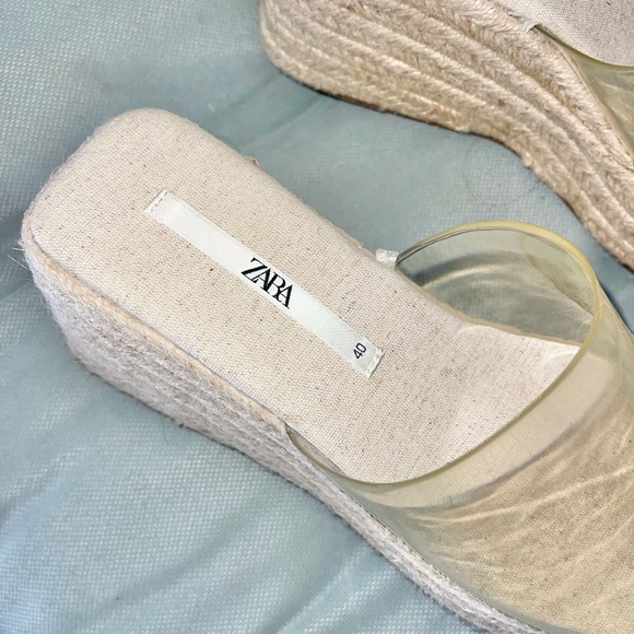 Zara clear platform slide espadrilles - Picture 5 of 6